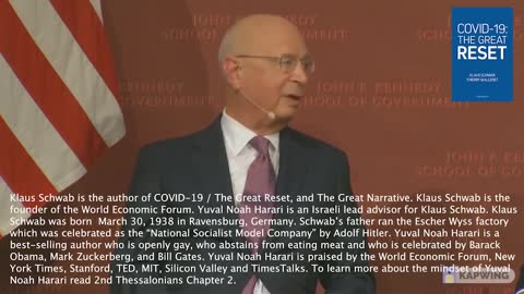 Klaus Schwab | "Mrs. Merkel, Even Vladimir Putin Have All Been Young Global Leaders of the World Economic Forum."