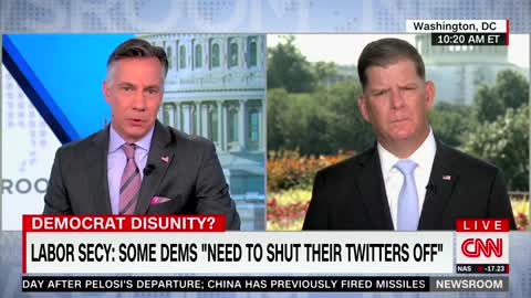 'Shut Their Twitters Off': Labor Secretary Marty Walsh Rips Democrats Not Supporting Biden For 2024