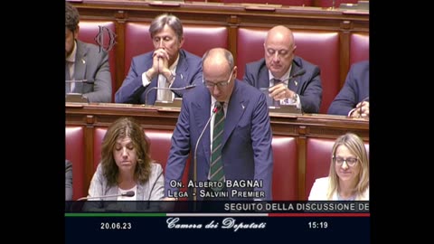 🔴 On. Alberto Bagnai in Aula: dichiarazione di voto della Lega sul PNRR (20/06/2023).