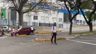 Accidente por invasión de ciclovía en Bucaramanga