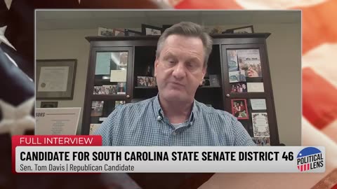 2024 Candidate for South Carolina State Senate District 46 - Sen. Tom Davis | Republican Candidate