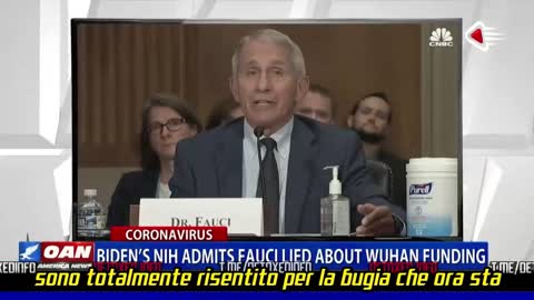 Documento esplosivo del NIH ammette il finanziamento a WUHAN. SMENTITO FAUCI!