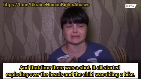 A Mother speaks of six-year-old Alina, who died in Makiivka from the shelling.