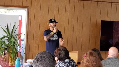 Joey Gibson speaks: People in the US are not putting their faith in God.