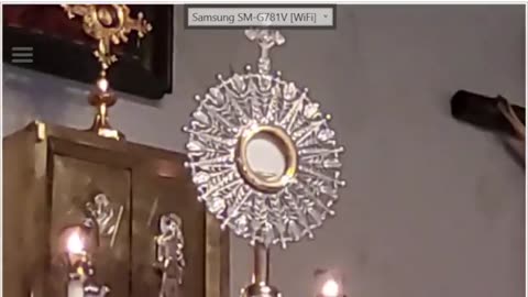 Live Adoration Rosary Cenacle