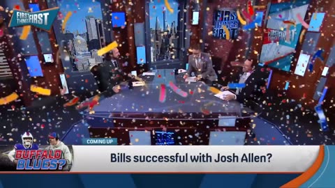 Confetti Test will Lamar, Josh Allen & The Prince win a Super Bowl NFL FIRST THINGS FIRST
