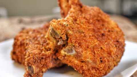 Lip Smacking Golden Brown Fried Pork Chops | Easy Recipe!