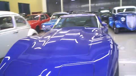 blue corvette