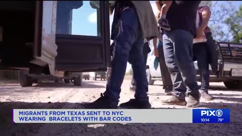 Texas sending migrants to NYC with barcoded bracelets, officials say