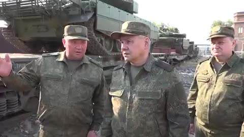 Shoigu visited the Omsk Region Tank Plant