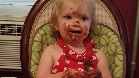 Babies love chocolate | | Funniest Baby