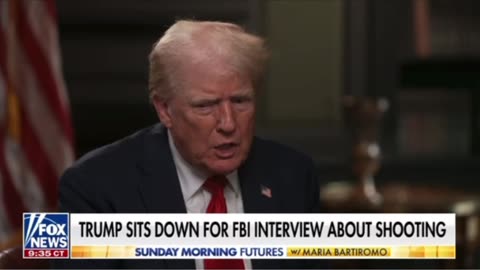 Trump sits down for FBI interview about shooting