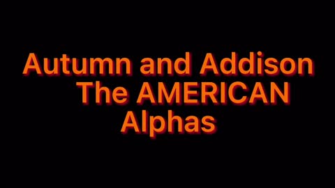 The American Alphas: Addison goes first.