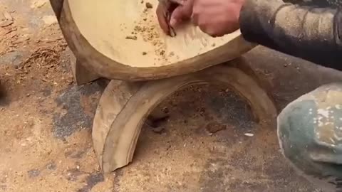 A Casual Tea Table made in our own Courtyard