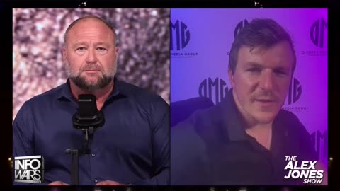 Alex Jones interview with James O'Keef about law suite win against Project Veritas