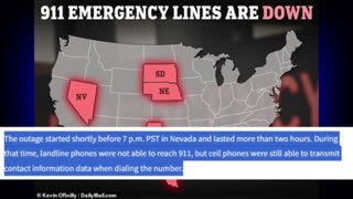 911 Outages – DEW from Military through NEXRAD?