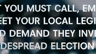 CALL YOUR LEGISLATORS - PROTECT THE REPUBLIC