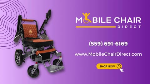 Lightweight electric wheelchair * Call (559) 691-6169 | Mobile Chair Direct