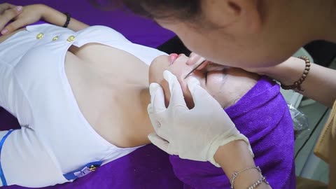 Facial massage for acne | [ASMR] Relax Everyday With Linn Spa Vietnam