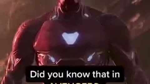Did you know that Iron Man.....