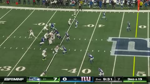 NFL: Seattle seahawks vs New York giants