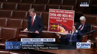 Rep Paul Gosar Burns House Democrats On Climate Action Now Act