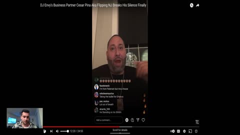 Cesar Pina BREAKS SILENCE DJ Envy associate INCRIMINATES HIMSELF LIVE (Part 2)