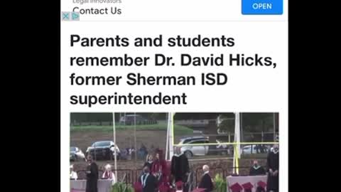 Sherman, TX ISD Superintendent #DiedSuddenly