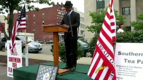 Michael Vass 2010 speech at TEA Party rally, Broome County New York