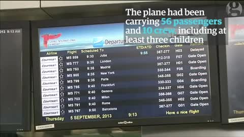 EgyptAir flight MS804 from Paris to Cairo missing with 66 on board – video expla