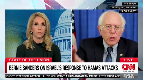 Bernie Sanders Say Israel Needs To 'End The Bombing' If They Want US Funding