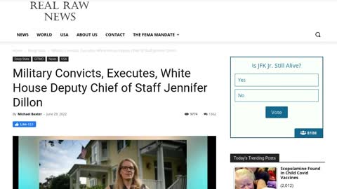 Executed: WH Dept. Chief Of Staff Jennifer Dillon