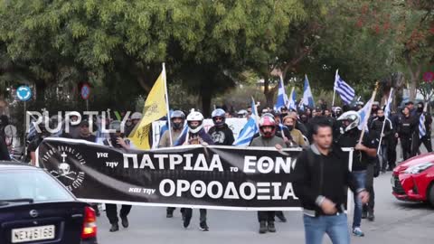Greece: Antifascist counter-protests erupt after far-right rally in Thessaloniki - 02.10.2021