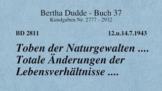 BD 2811 - TOBEN DER NATURGEWALTEN .... TOTALE ÄNDERUNGEN DER LEBENSVERHÄLTNISSE ....