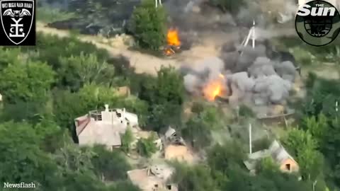 Ukrainian troops destroy Russian ammo depot In Donetsk