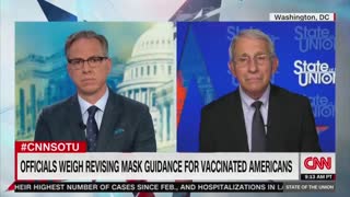 Fauci Says He's Considering Instituting Mask Mandates for Vaccinated Americans