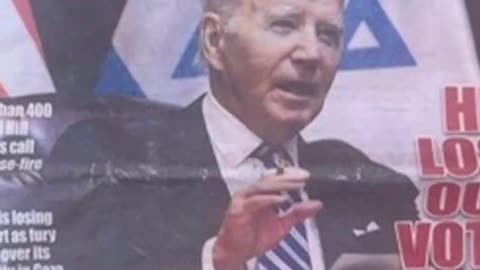 Biden you cannot hide Tens of thousands of people march in the US in support of a ceasefire in Gaza