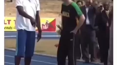 Prince Harry Beats Usain Bolt 🤣🤣