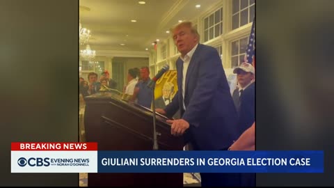 Rudy Giuliani Surrenders in Georgia Election Case @the Dan banigo show