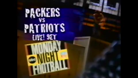 October 24, 1997 - 'Monday Night Football Promo: Packers-Patriots