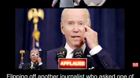 Biden Flips off Reporter when asked if he'd do The Biden Squat