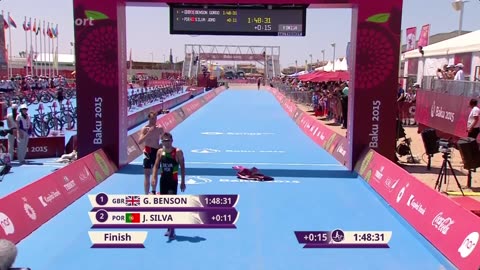 Triatlon na Evropských hrách 2015 v Baku - závod muži