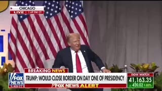 President Trump answers what he will do if elected.