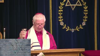 19 Kislev 5784 12/1/23 - Erev Shabbat Service - CHANUKAH AND THE END OF DAYS by Rabbi Burt Yellin