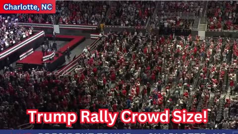 Massive Turnout at Trump's Rally in Charlotte, NC! 🇺🇸🗳️