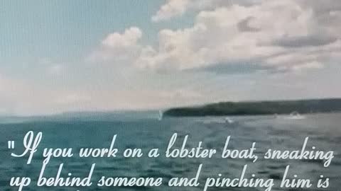 Funny Lobster Boat Quote 🦞