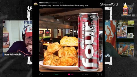 What can save Red Lobster from bankruptcy? The NEW Four Loko Cheddar Biscuit flavor! #clips #podcast
