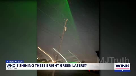 “Mysterious” Green lasers in Florida