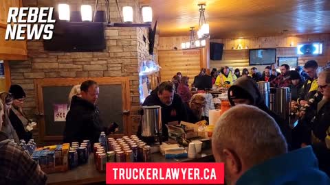 Canada Truckers For Freedom Convoy Praying