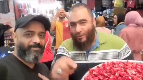 Lebanon people are celebrating and distributing sweets because of Palestinian and Hamas attack